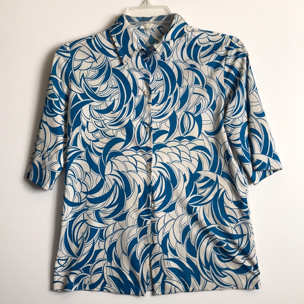 Natural Print Blouse